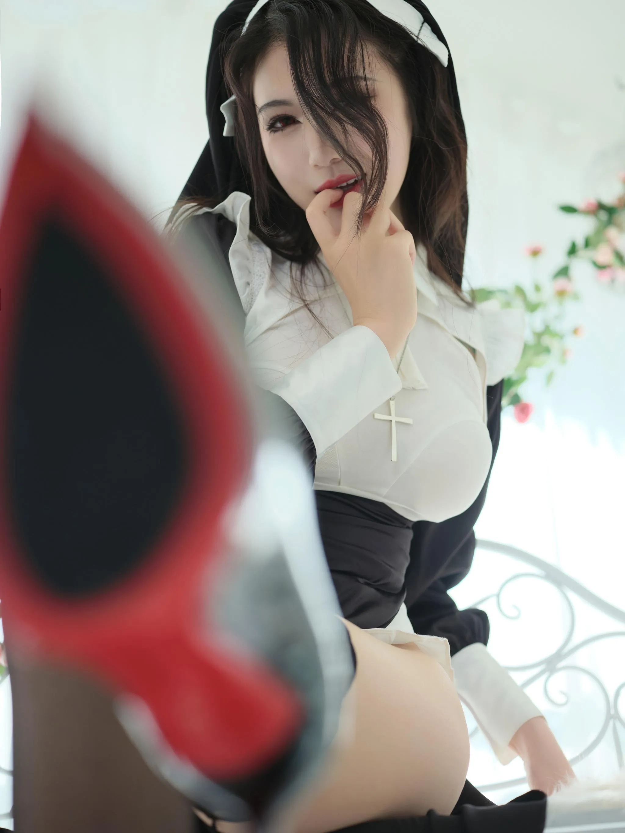 一米八的大梨子 – NO.014 修女 [36P]插图5